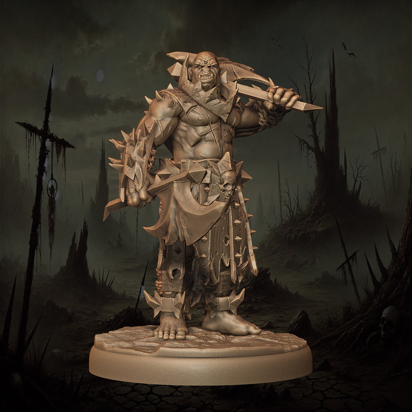 Monolith Arts - Orcs - Berserker #4 - DnD/TTRPG Figure/Miniature