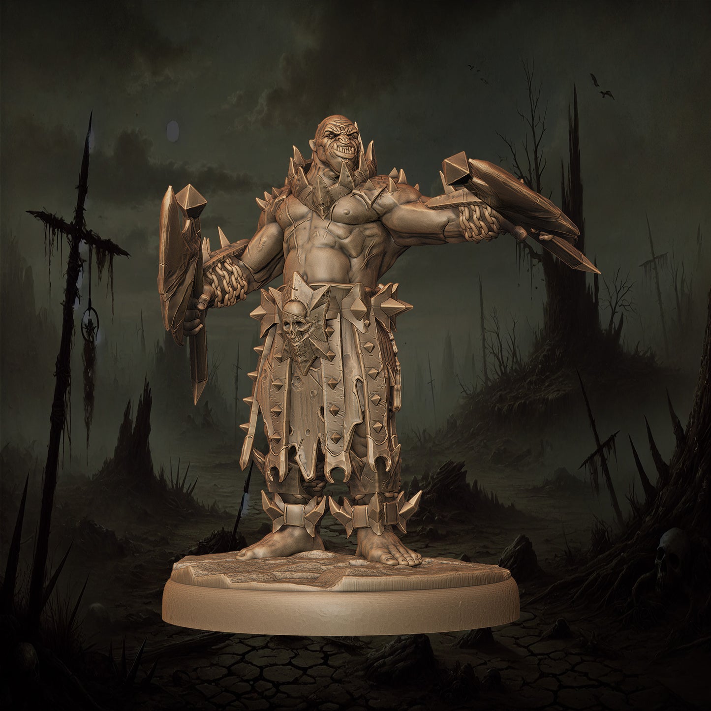 Monolith Arts - Orcs - Berserker #6 - DnD/TTRPG Figure/Miniature