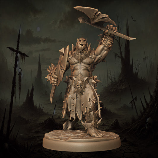 Monolith Arts - Orcs - Berserker #10 - DnD/TTRPG Figure/Miniature