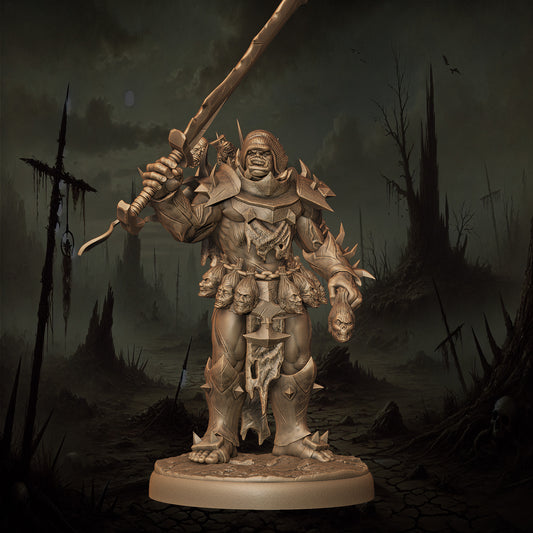 Monolith Arts - Orcs - Bloodmaster #1 - DnD/TTRPG Figure/Miniature