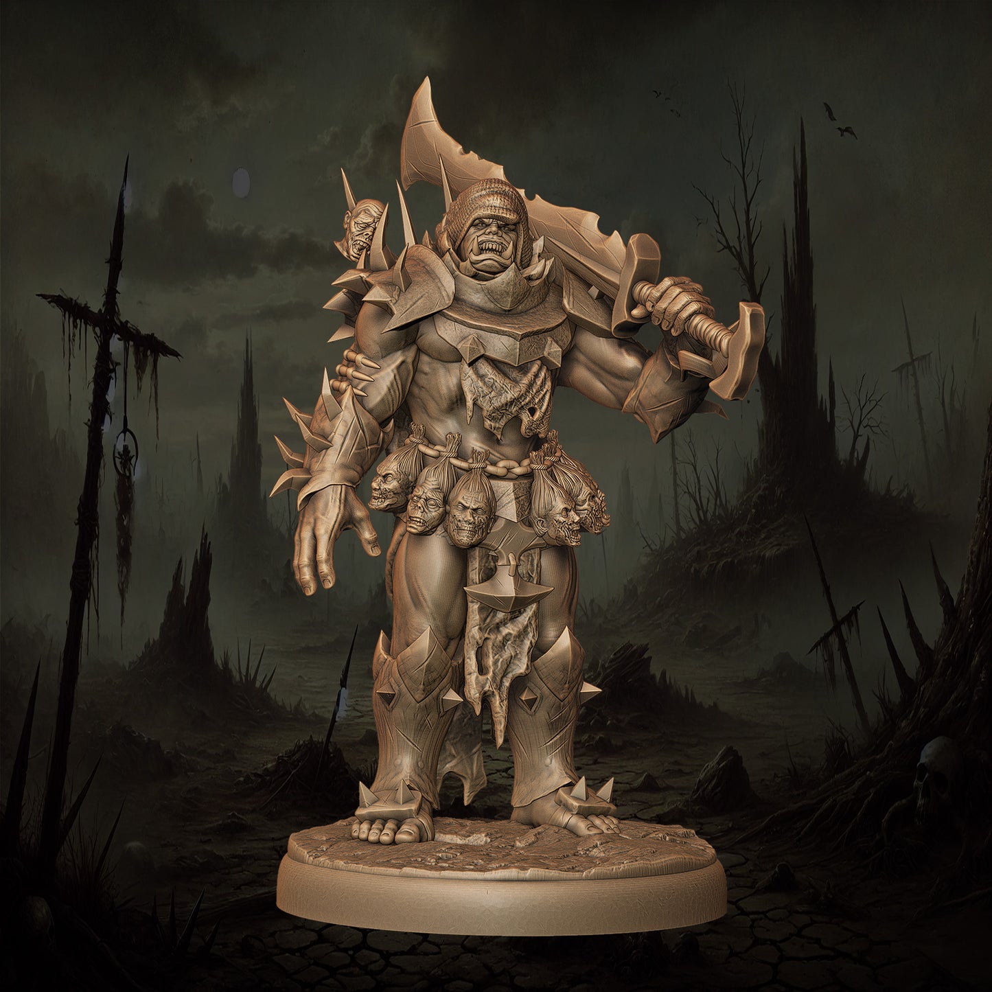 Monolith Arts - Orcs - Bloodmaster #4 - DnD/TTRPG Figure/Miniature
