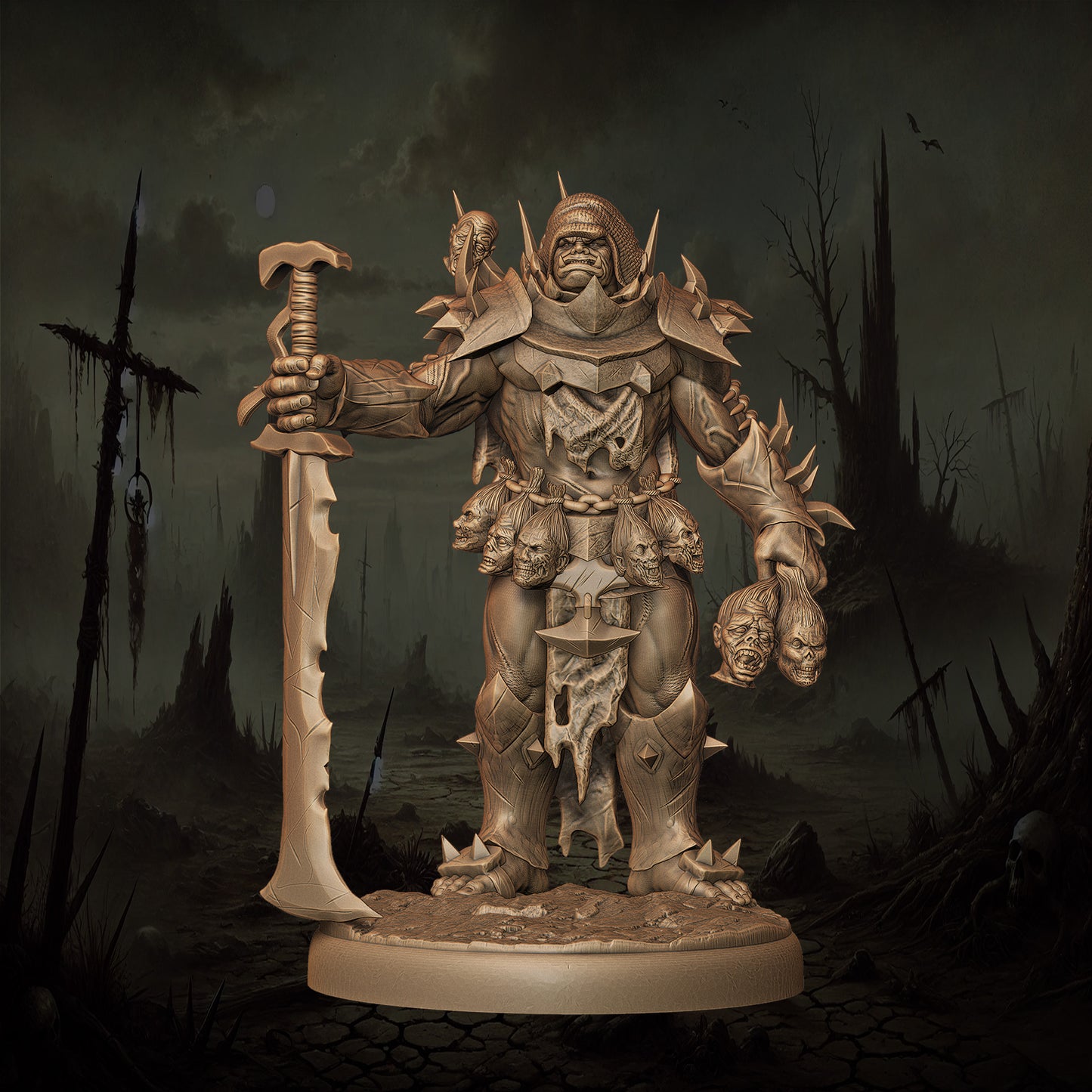 Monolith Arts - Orcs - Bloodmaster #7 - DnD/TTRPG Figure/Miniature