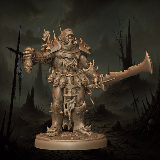 Monolith Arts - Orcs - Bloodmaster #8 - DnD/TTRPG Figure/Miniature