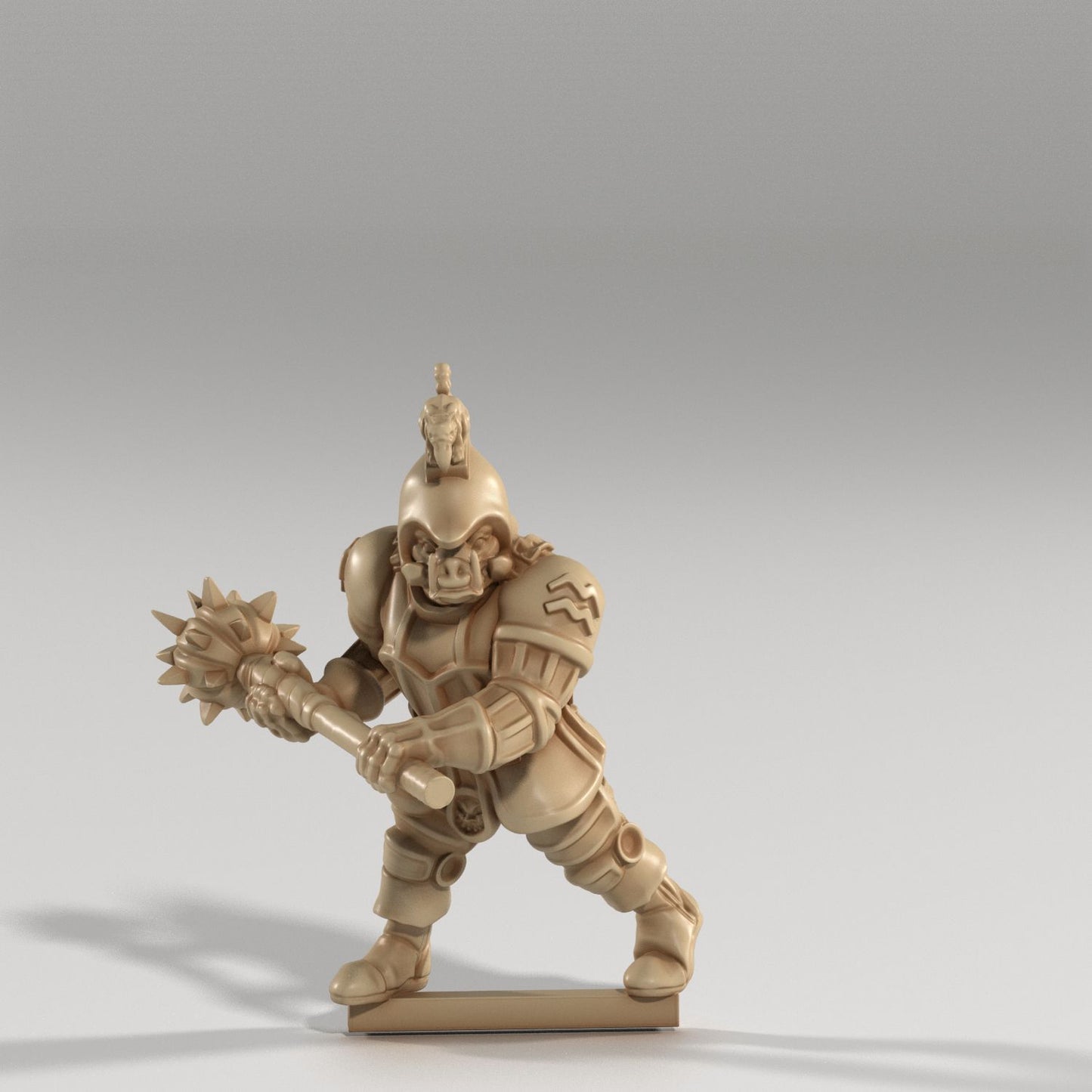 Medusa Miniatures - Orc Elite Club - DnD/TTRPG/Roleplaying/Wargames