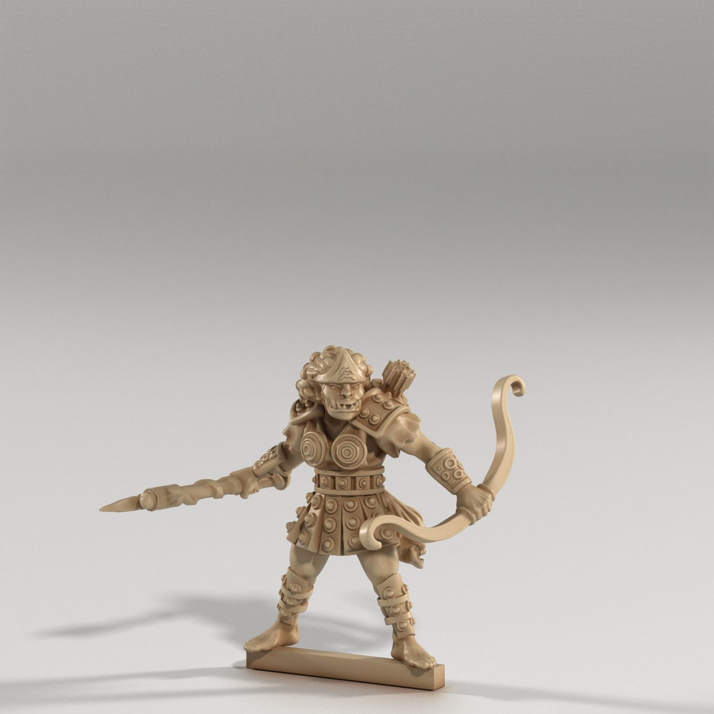 Medusa Miniatures - Orc Elite Archer - DnD/TTRPG/Roleplaying/Wargames