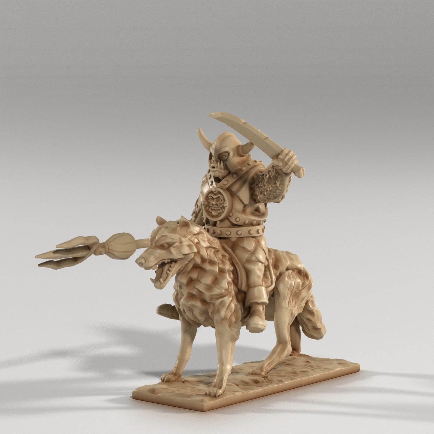 Medusa Miniatures - Orc Elite Warg #1 - DnD/TTRPG/Roleplaying/Wargames