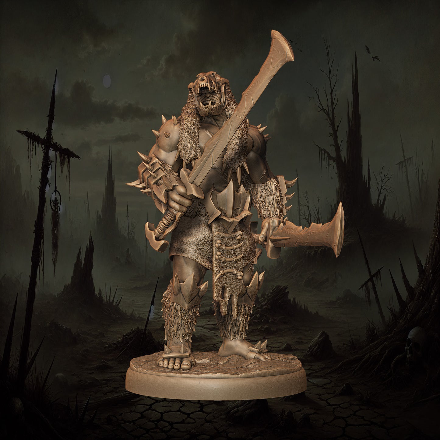 Monolith Arts - Orcs - Houndmaster #6 - DnD/TTRPG Figure/Miniature