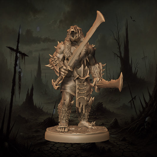 Monolith Arts - Orcs - Houndmaster #6 - DnD/TTRPG Figure/Miniature