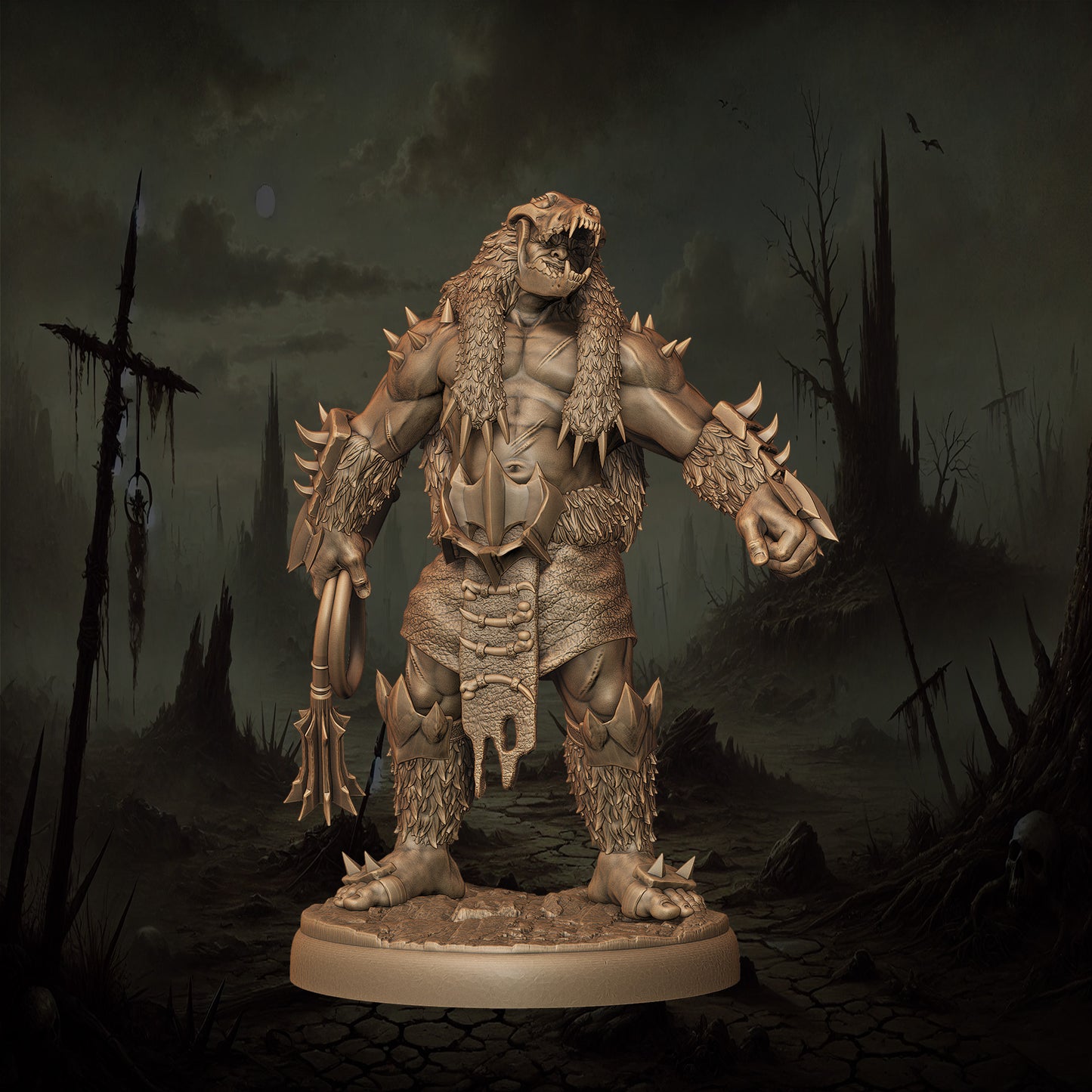 Monolith Arts - Orcs - Houndmaster #8 - DnD/TTRPG Figure/Miniature