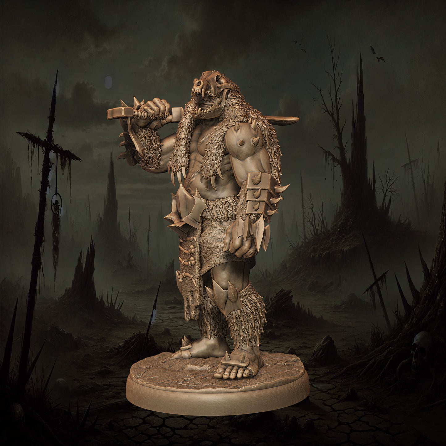 Monolith Arts - Orcs - Houndmaster #10 - DnD/TTRPG Figure/Miniature