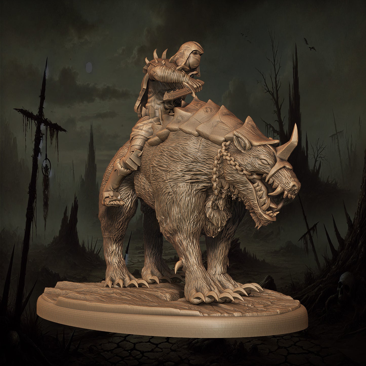 Monolith Arts - Orcs - Rogue Rider - DnD/TTRPG Figure/Miniature