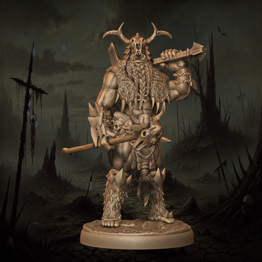 Monolith Arts - Orcs - Shaman #1 - DnD/TTRPG Figure/Miniature