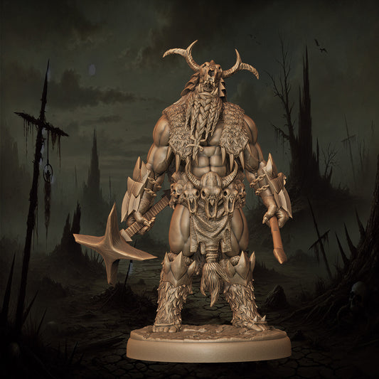 Monolith Arts - Orcs - Shaman #4 - DnD/TTRPG Figure/Miniature