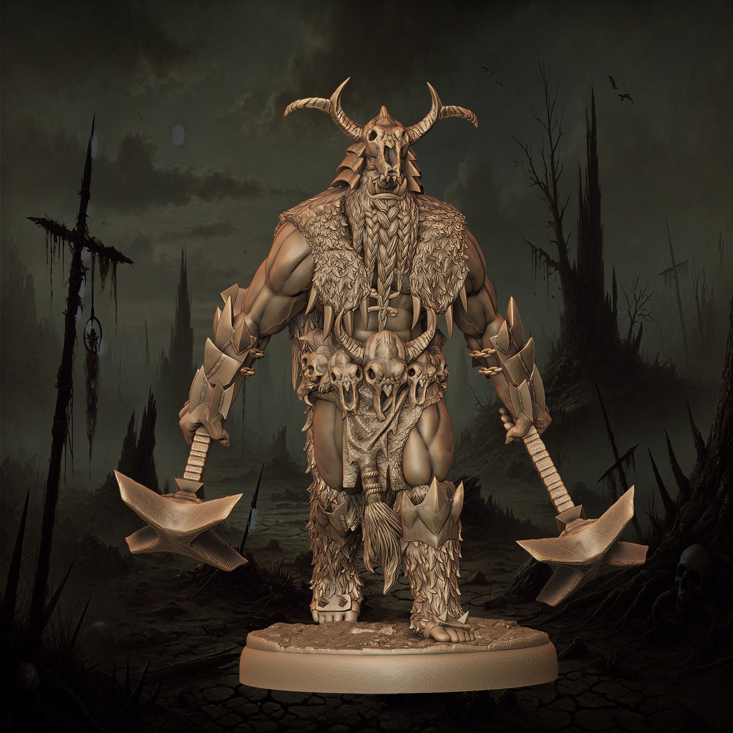 Monolith Arts - Orcs - Shaman #5 - DnD/TTRPG Figure/Miniature