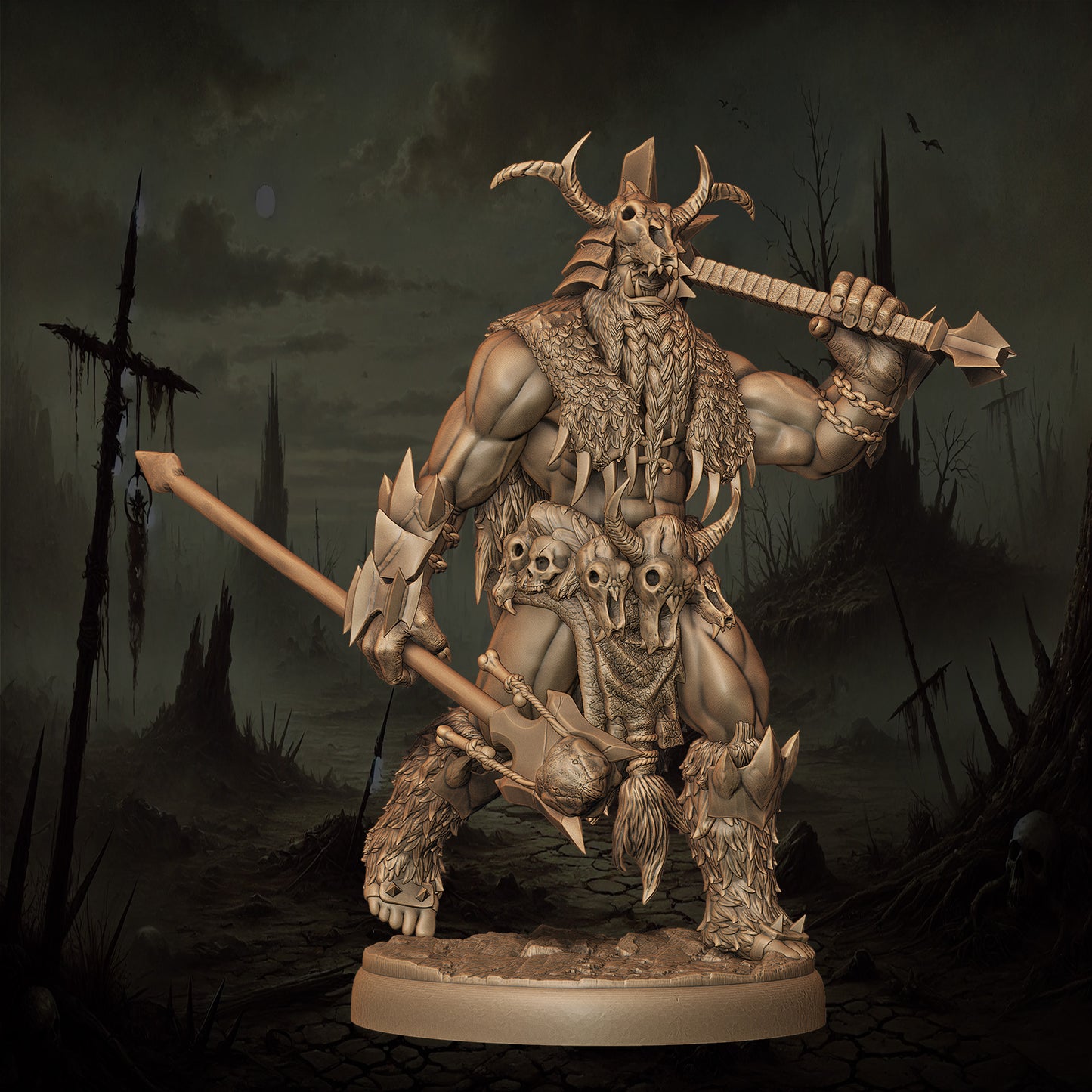 Monolith Arts - Orcs - Shaman #7 - DnD/TTRPG Figure/Miniature