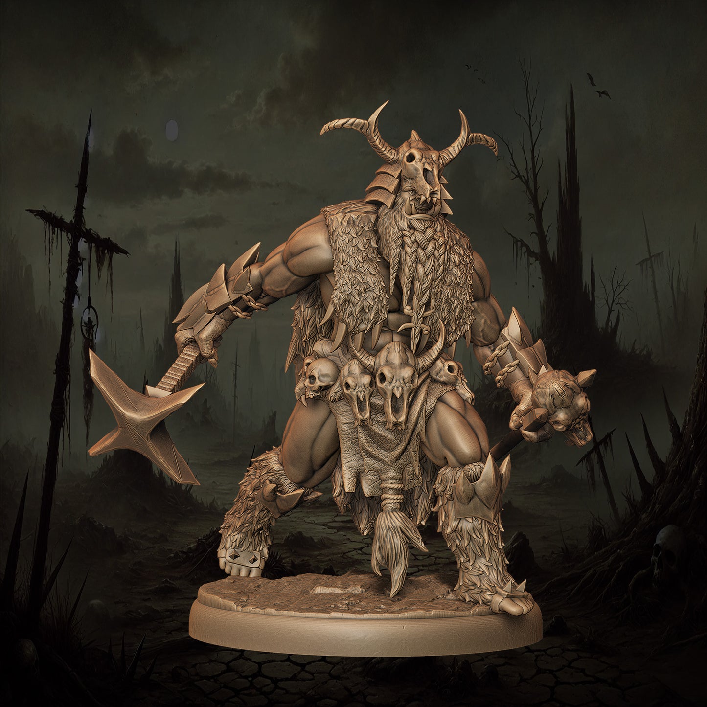 Monolith Arts - Orcs - Shaman #8 - DnD/TTRPG Figure/Miniature