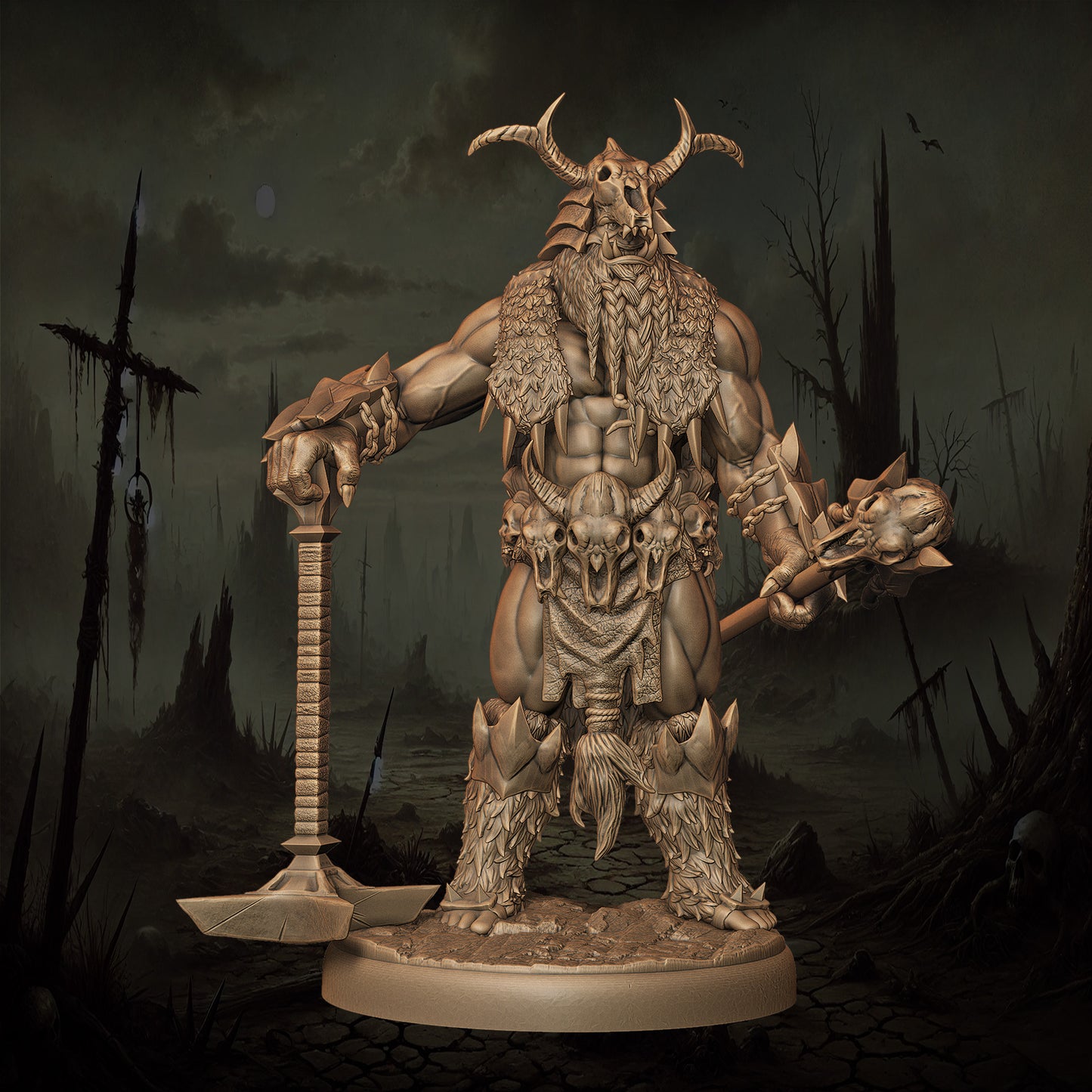 Monolith Arts - Orcs - Shaman #10 - DnD/TTRPG Figure/Miniature