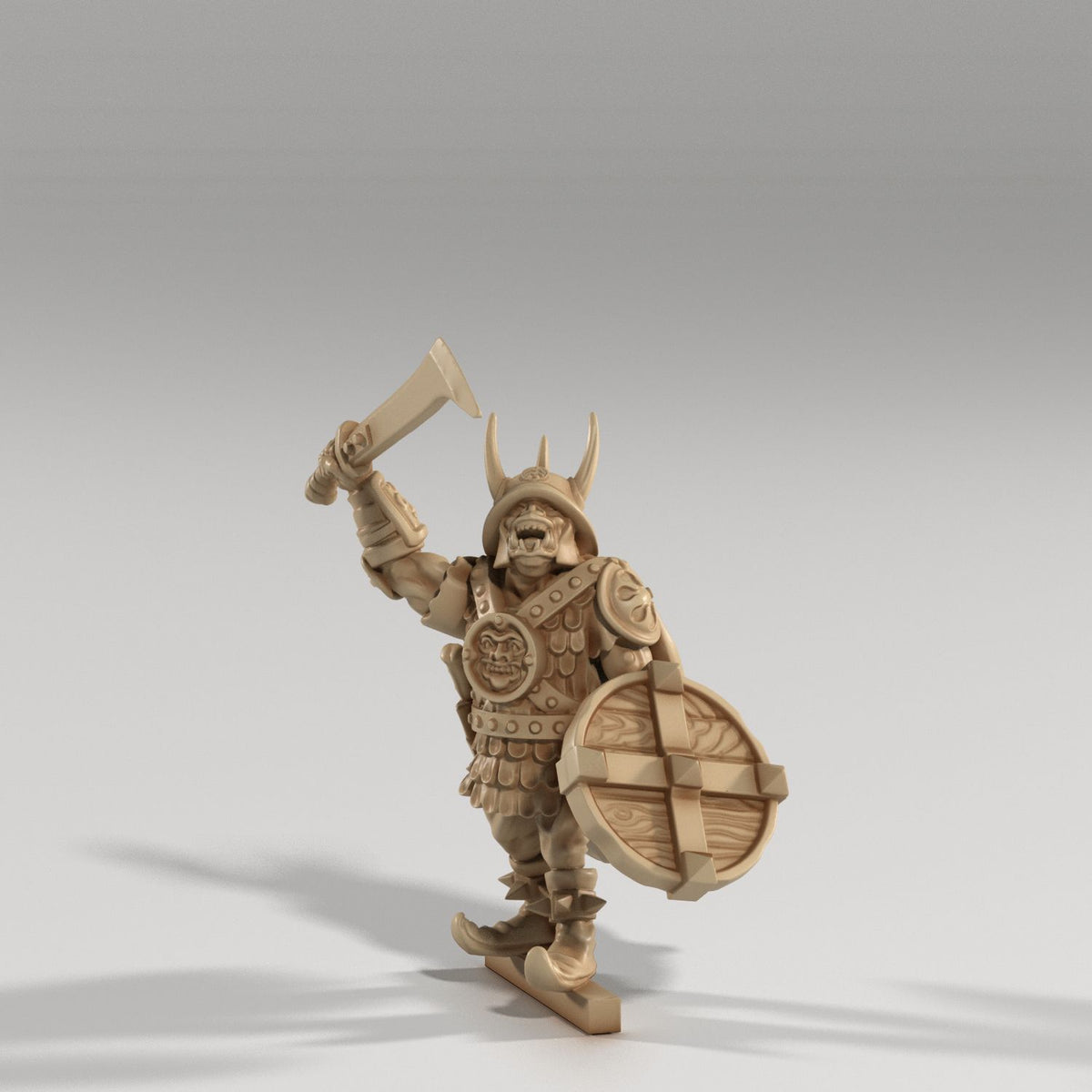 Medusa Miniatures - Orc Soldier Command Unit - DnD/TTRPG/Roleplaying/Wargames
