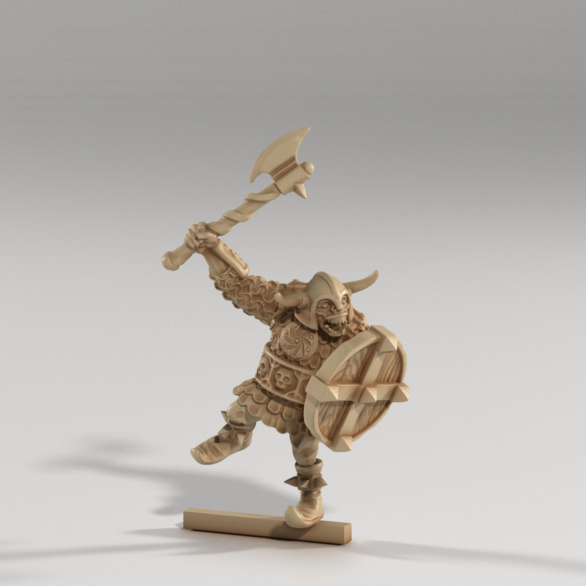 Medusa Miniatures - Orc Soldier Shield #1 - DnD/TTRPG/Roleplaying/Wargames