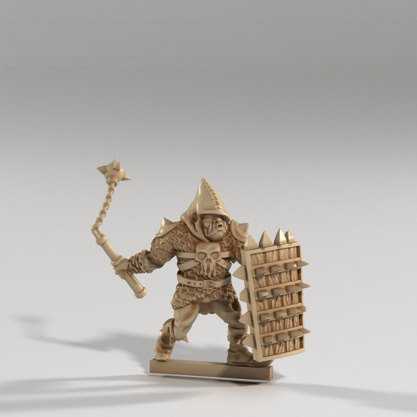 Medusa Miniatures - Orc Soldier Shield #2 - DnD/TTRPG/Roleplaying/Wargames