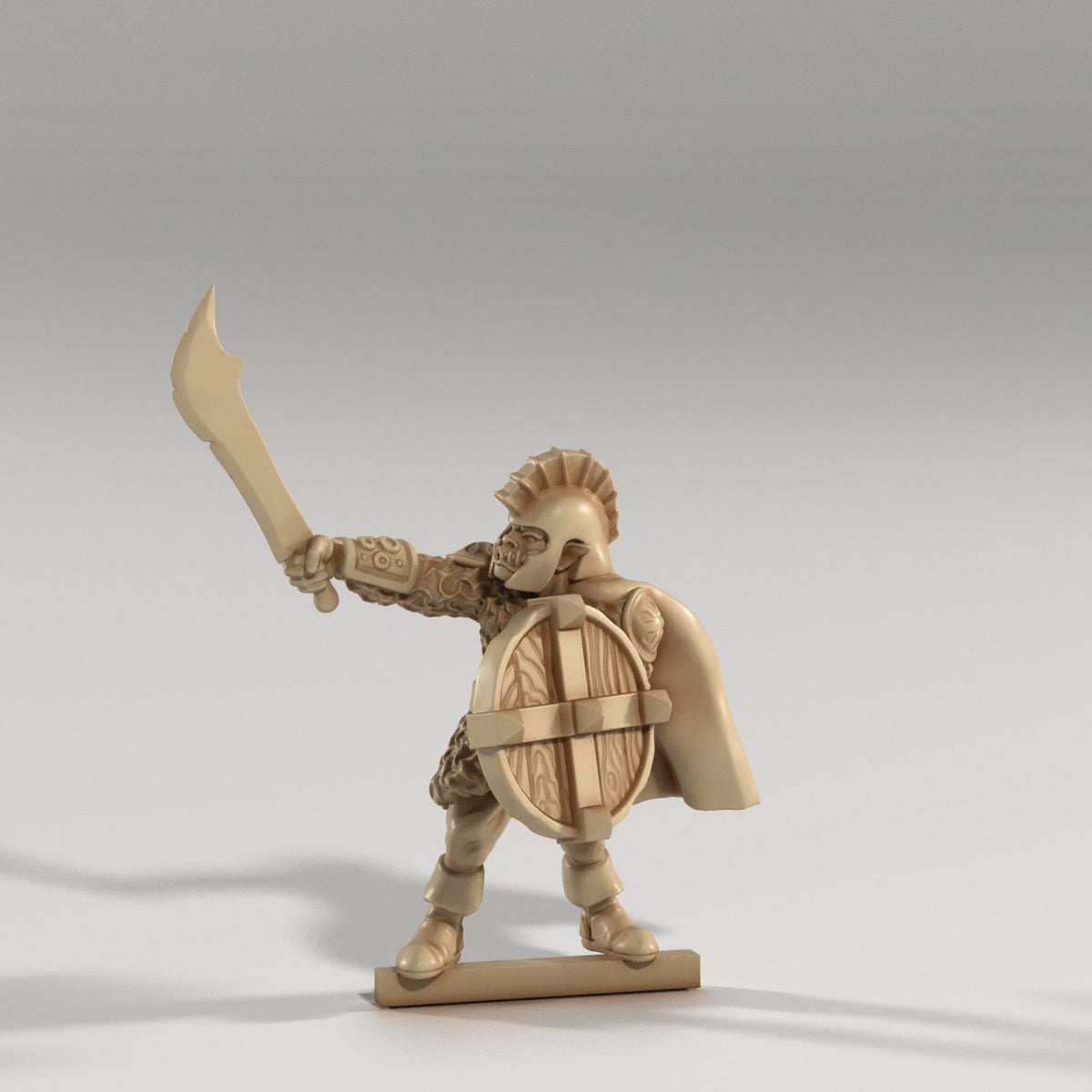 Medusa Miniatures - Orc Soldier Shield #2 - DnD/TTRPG/Roleplaying/Wargames