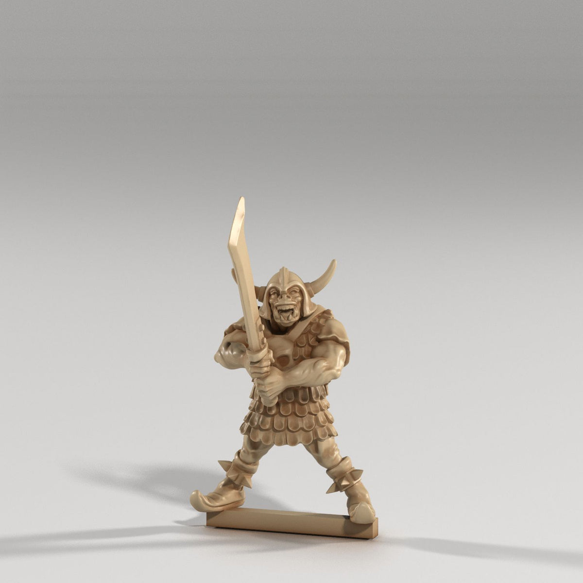 Medusa Miniatures - Orc Soldier Slasher #1 - DnD/TTRPG/Roleplaying/Wargames