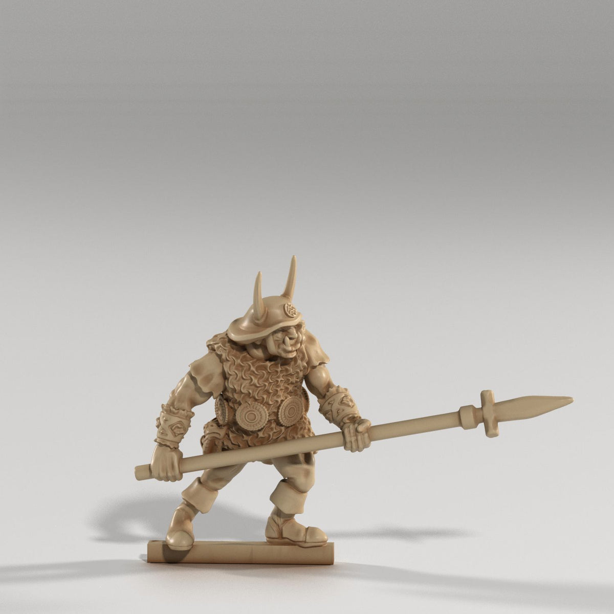 Medusa Miniatures - Orc Soldier Spear #1 - DnD/TTRPG/Roleplaying/Wargames