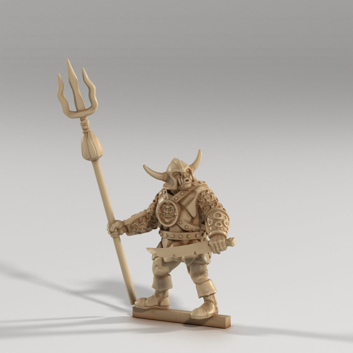 Medusa Miniatures - Orc Soldier Spear #1 - DnD/TTRPG/Roleplaying/Wargames