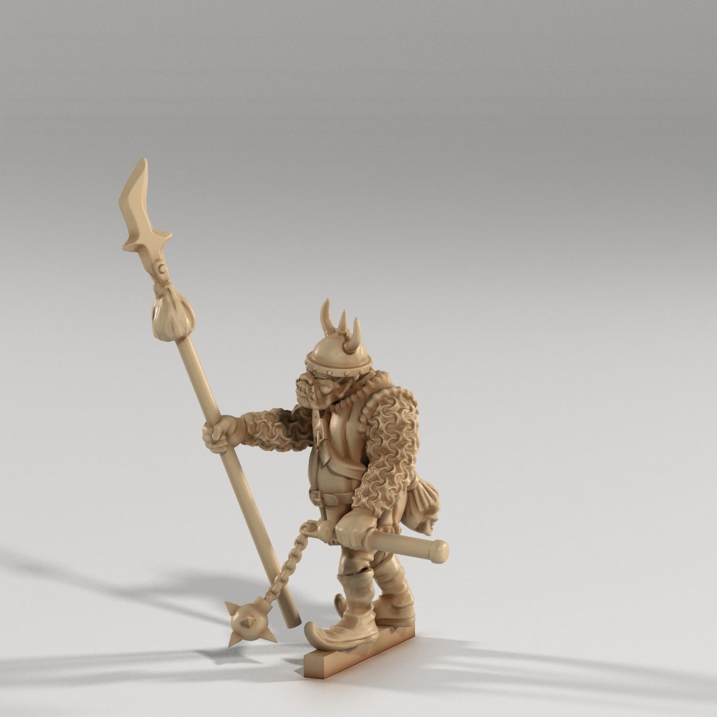Medusa Miniatures - Orc Soldier Spear #2 - DnD/TTRPG/Roleplaying/Wargames