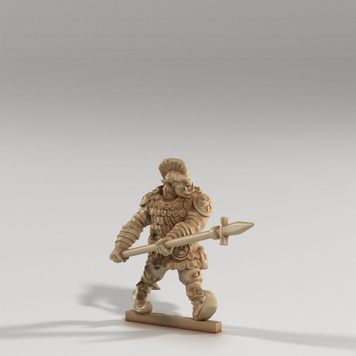 Medusa Miniatures - Orc Soldier Spear #2 - DnD/TTRPG/Roleplaying/Wargames