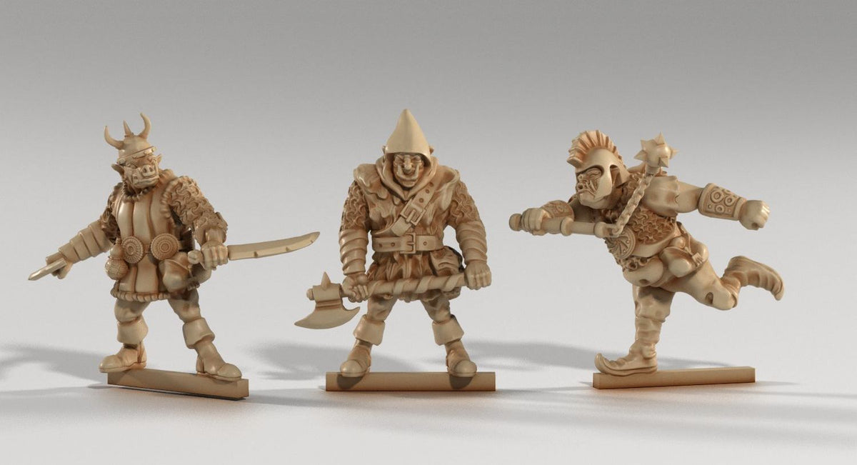 Medusa Miniatures - Orc Soldier Slasher #2 - DnD/TTRPG/Roleplaying/Wargames