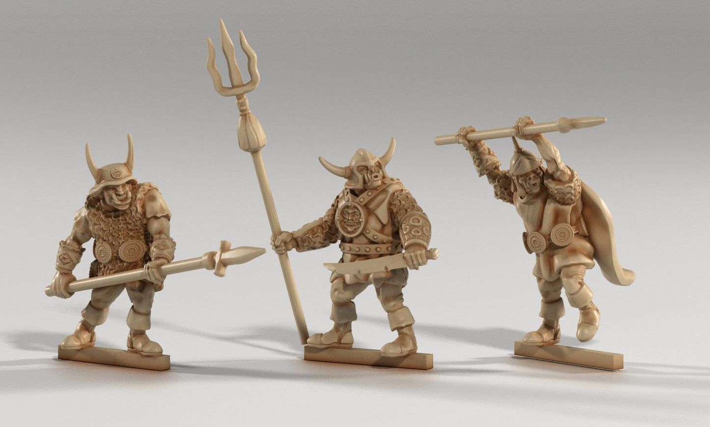 Medusa Miniatures - Orc Soldier Spear #1 - DnD/TTRPG/Roleplaying/Wargames
