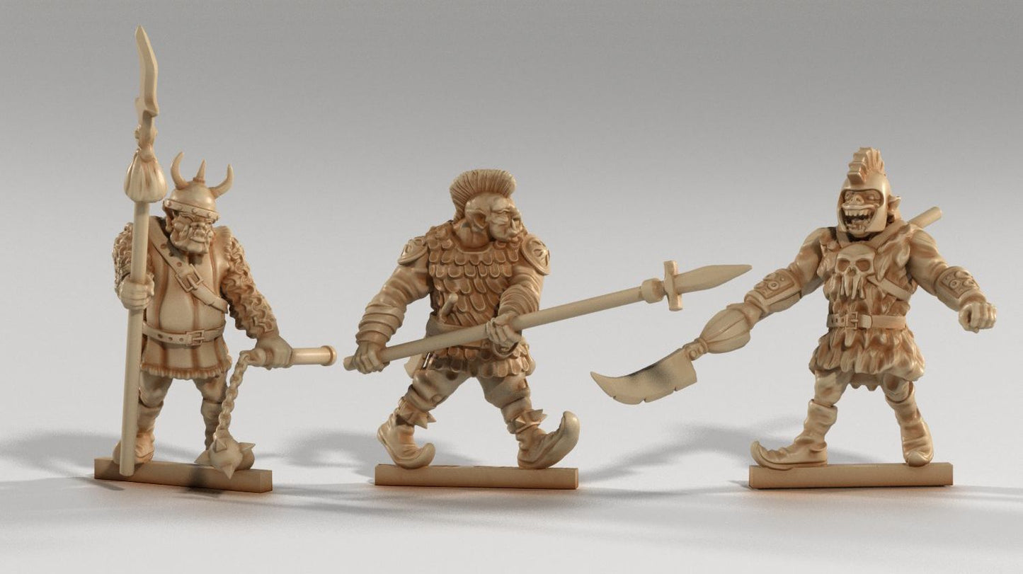 Medusa Miniatures - Orc Soldier Spear #2 - DnD/TTRPG/Roleplaying/Wargames
