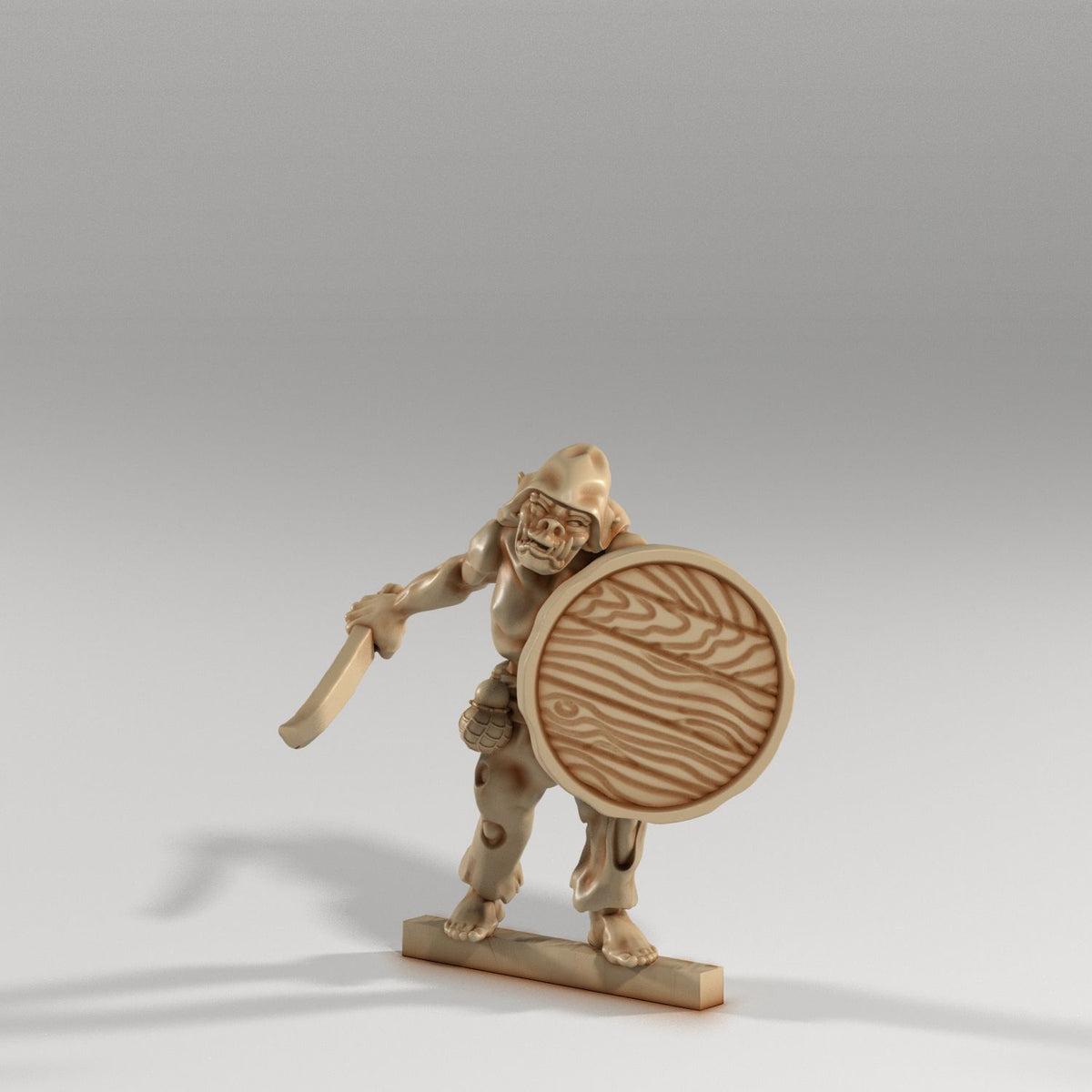 Medusa Miniatures - Orc Thug Shield - DnD/TTRPG/Roleplaying/Wargames