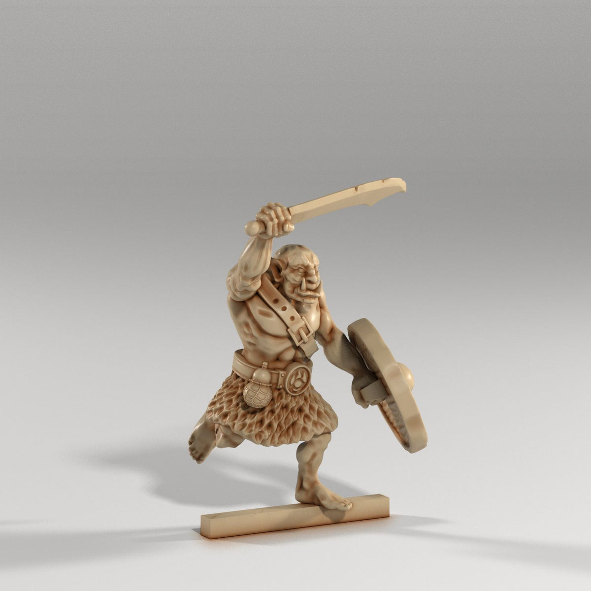Medusa Miniatures - Orc Thug Shield - DnD/TTRPG/Roleplaying/Wargames
