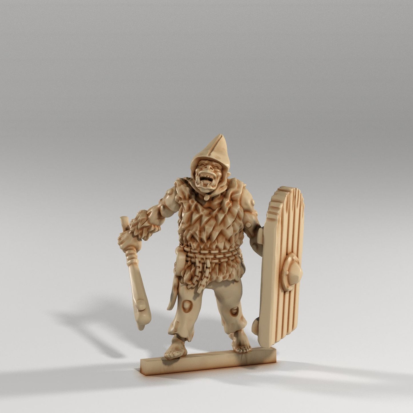 Medusa Miniatures - Orc Thug Shield - DnD/TTRPG/Roleplaying/Wargames