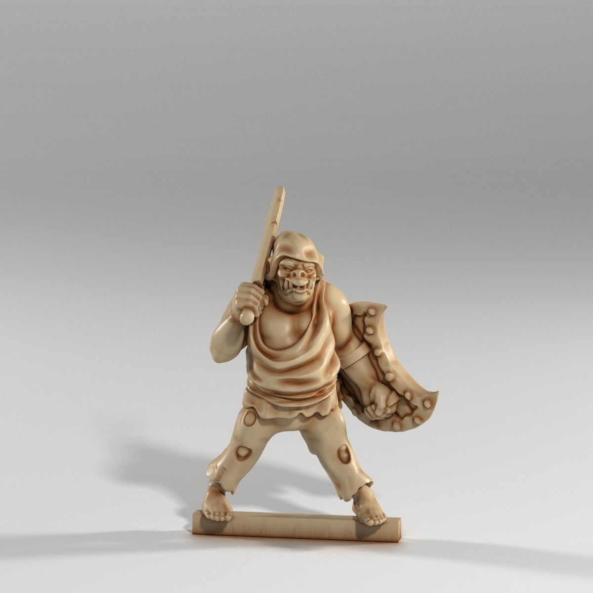 Medusa Miniatures - Orc Thug Shield - DnD/TTRPG/Roleplaying/Wargames