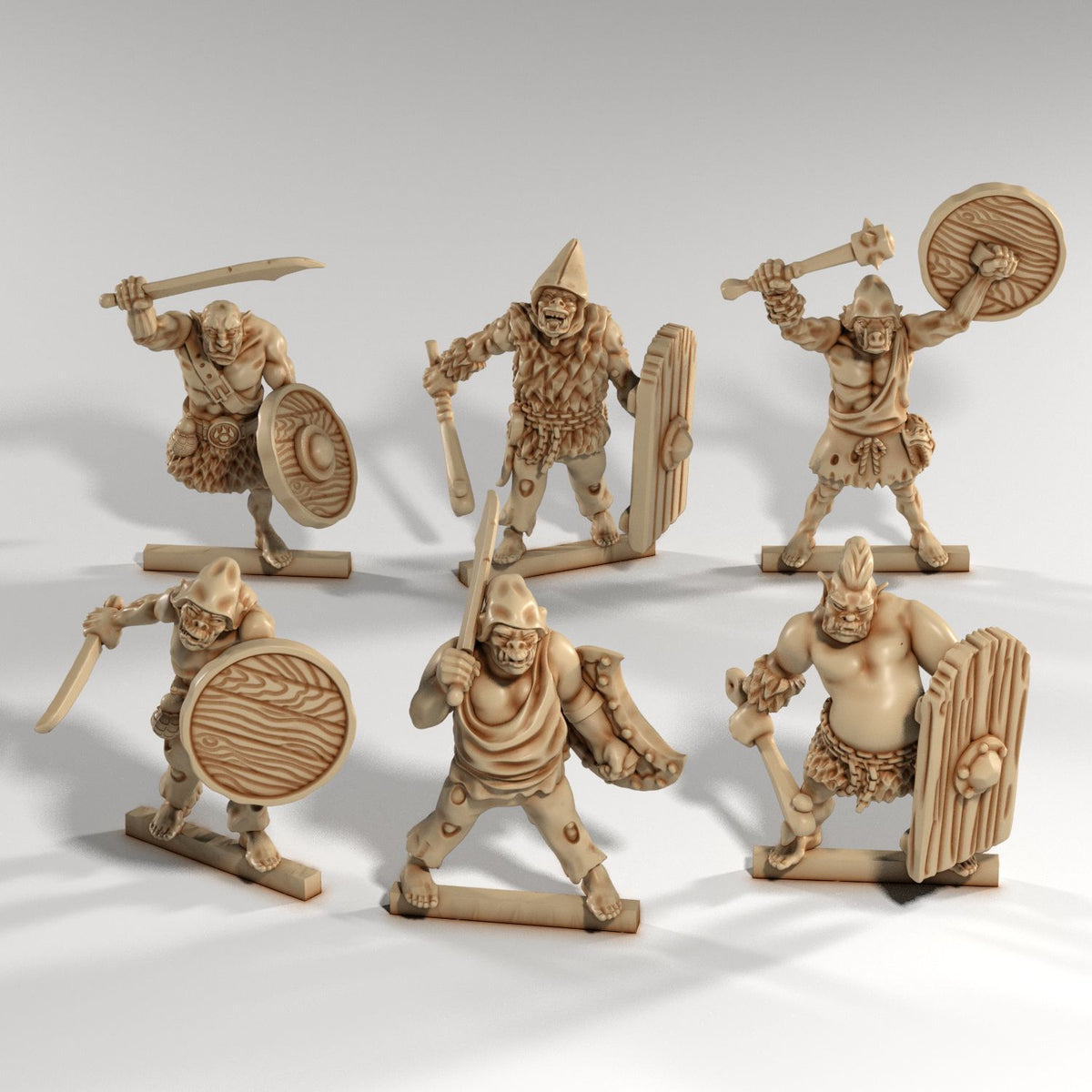 Medusa Miniatures - Orc Thug Shield - DnD/TTRPG/Roleplaying/Wargames