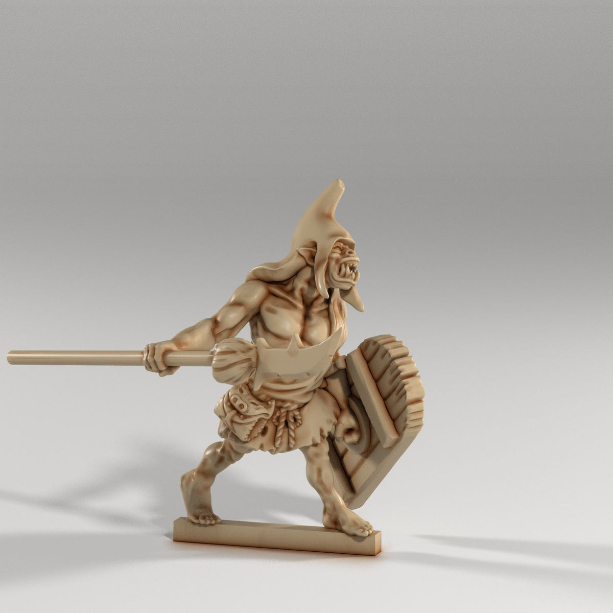 Medusa Miniatures - Orc Thug Spear - DnD/TTRPG/Roleplaying/Wargames