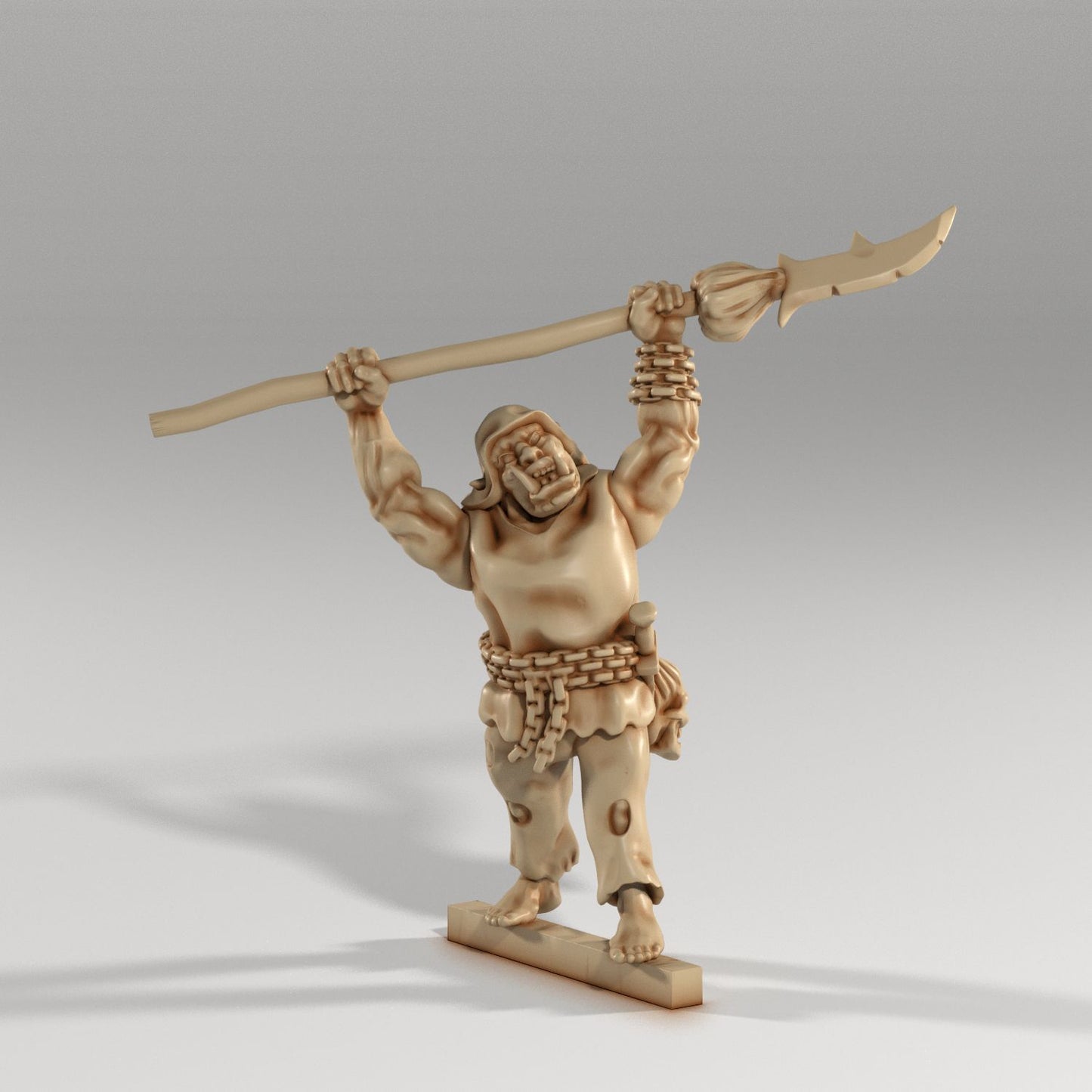 Medusa Miniatures - Orc Thug Spear - DnD/TTRPG/Roleplaying/Wargames