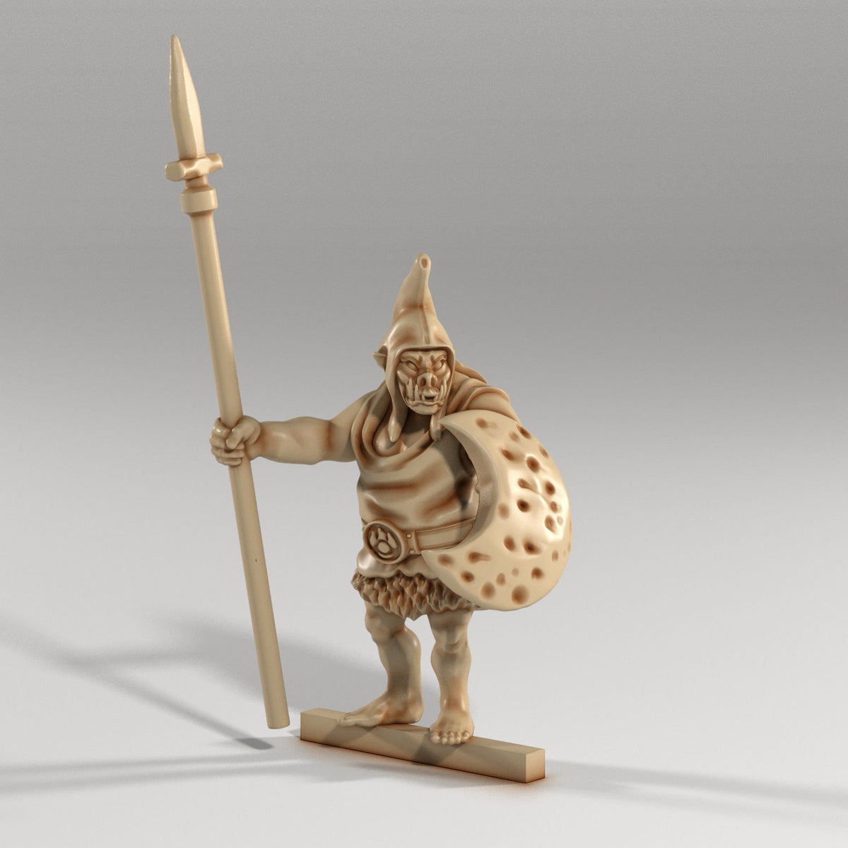 Medusa Miniatures - Orc Thug Spear - DnD/TTRPG/Roleplaying/Wargames