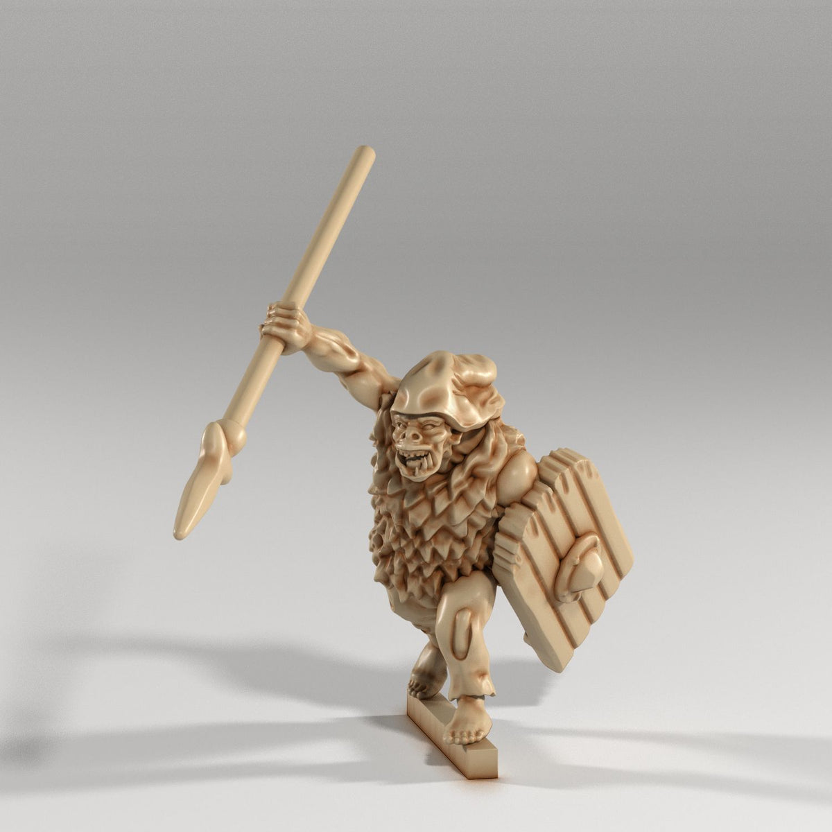 Medusa Miniatures - Orc Thug Spear - DnD/TTRPG/Roleplaying/Wargames