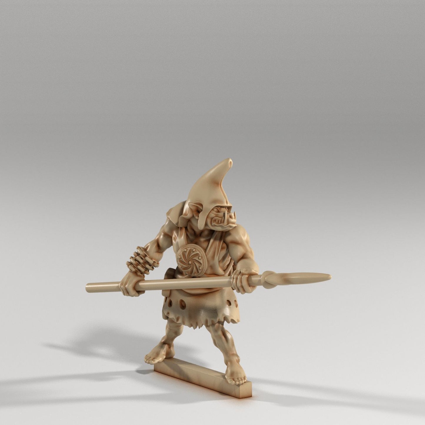 Medusa Miniatures - Orc Thug Spear - DnD/TTRPG/Roleplaying/Wargames