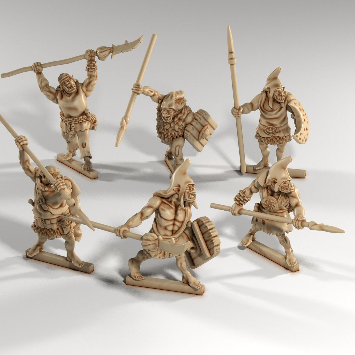 Medusa Miniatures - Orc Thug Spear - DnD/TTRPG/Roleplaying/Wargames