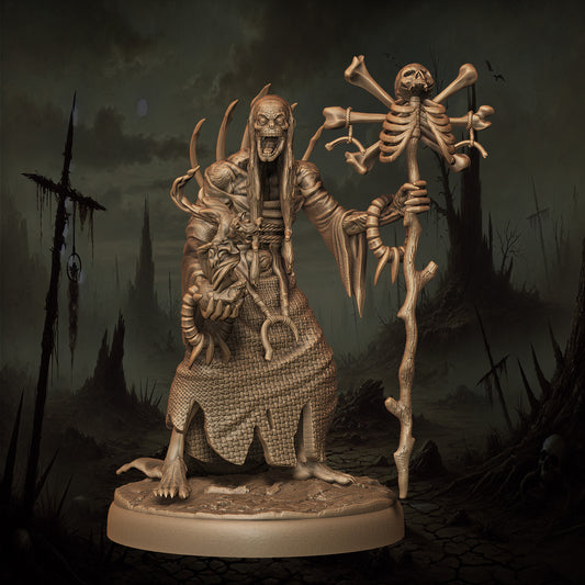 Monolith Arts - Orcs - Warlock #1 - DnD/TTRPG Figure/Miniature