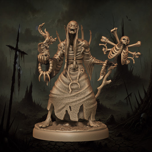 Monolith Arts - Orcs - Warlock #3 - DnD/TTRPG Figure/Miniature