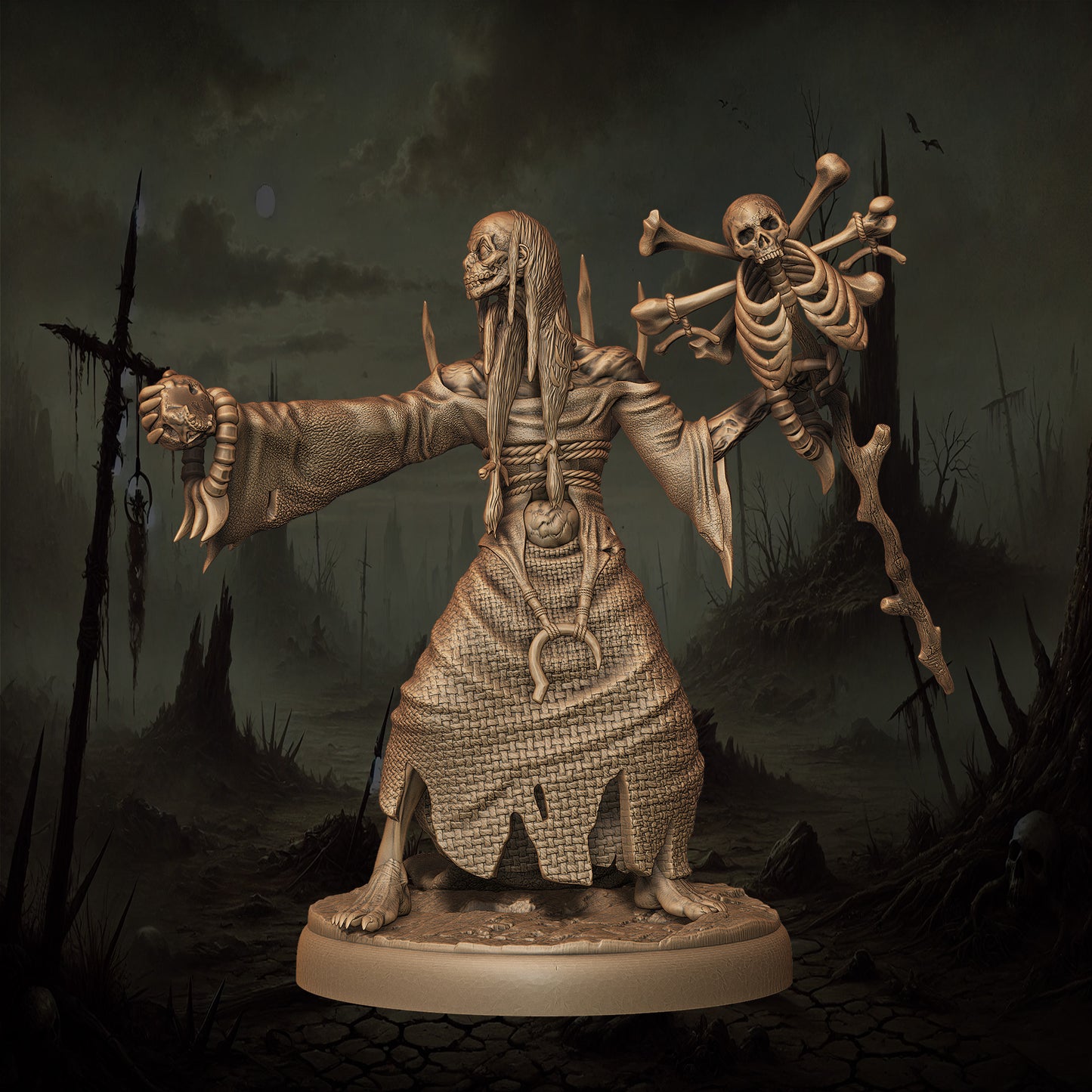 Monolith Arts - Orcs - Warlock #7 - DnD/TTRPG Figure/Miniature