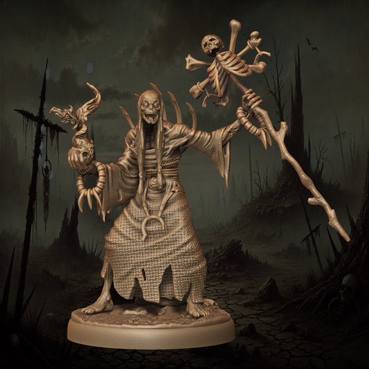 Monolith Arts - Orcs - Warlock #8 - DnD/TTRPG Figure/Miniature