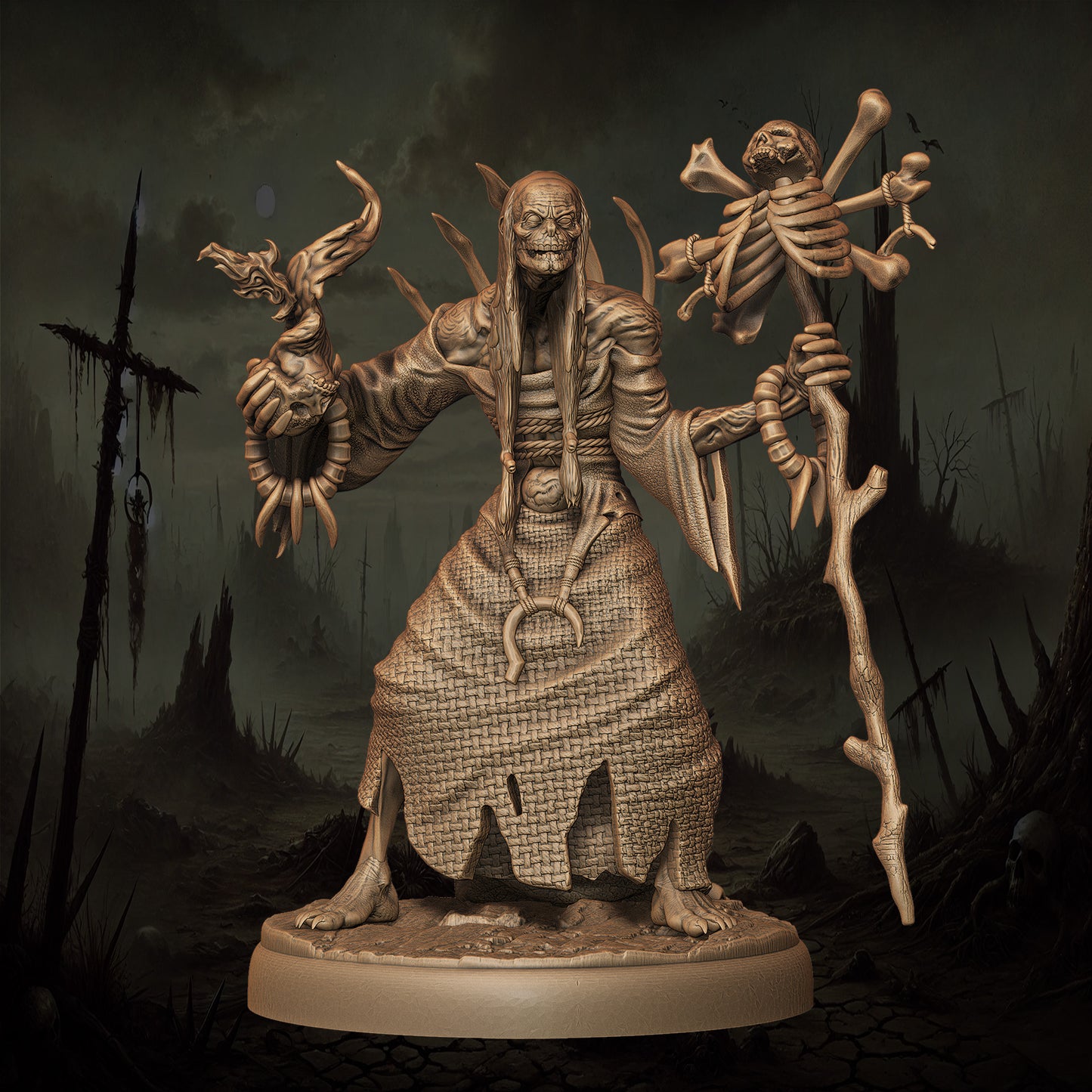 Monolith Arts - Orcs - Warlock #9 - DnD/TTRPG Figure/Miniature