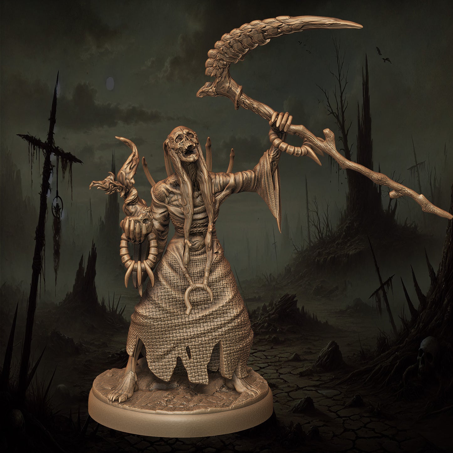 Monolith Arts - Orcs - Warlock Champion - DnD/TTRPG Figure/Miniature